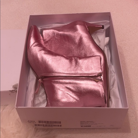Isabel Marant Shoes - Isabel marant leather pink metallic booties 41